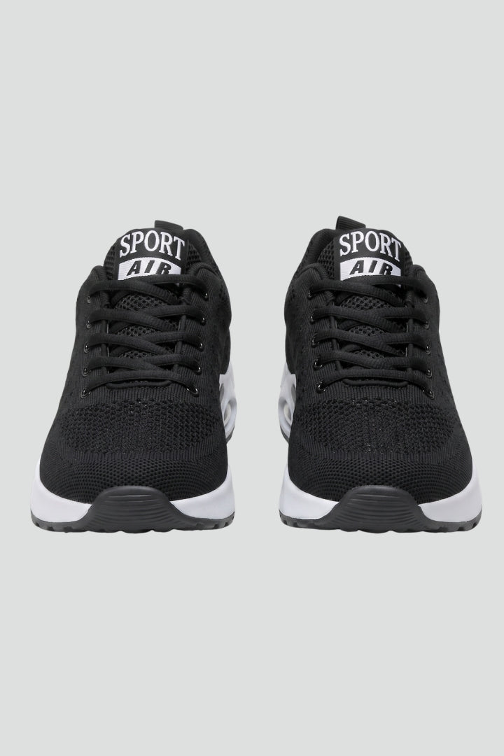 Dame Trainers med Cushioned Sole og Lace Lukning