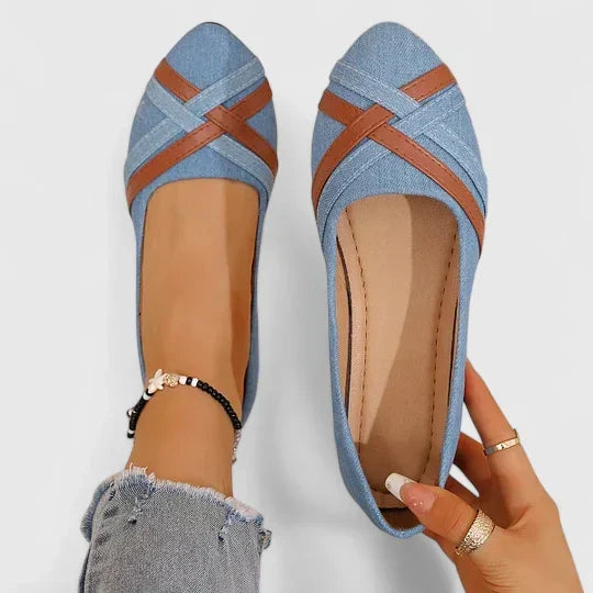 Kathleen Orthopedic-Style Criss-Cross Flats with Wide Toe Box - image 8