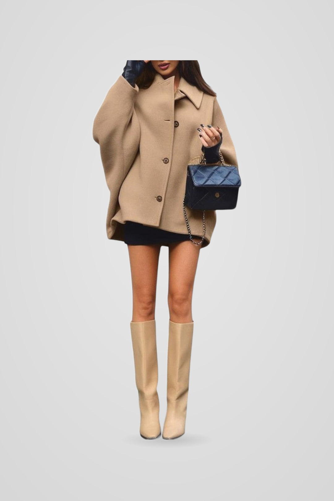 Genevieve | Women's Longline Oversized Coat for Cold Weather, image 5