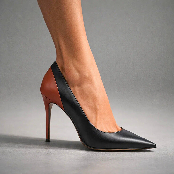 Lowena Two-Tone Pointed-Toe Stiletto Pumps - image 5