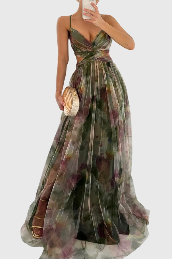 Women's Floral Maxi Dress for Summer — view 4