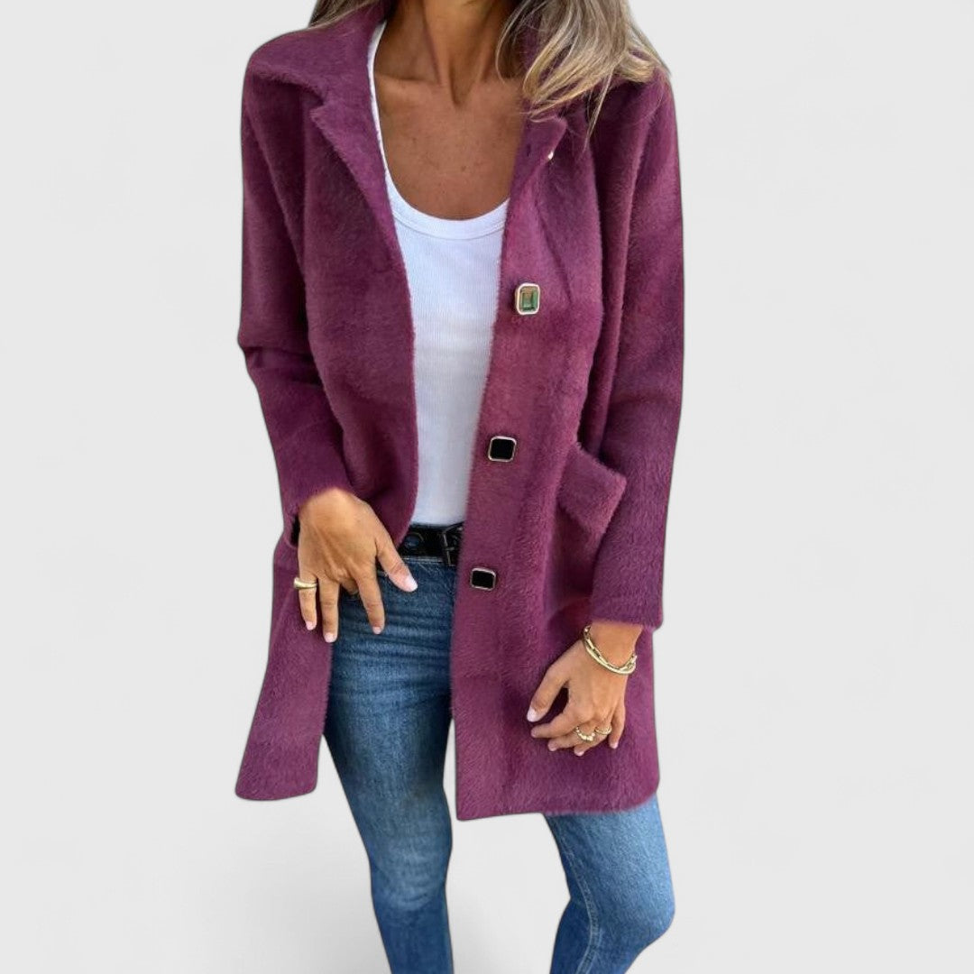 Emberlyn | Women's Coat for Fall and Winter in Purple, image 1