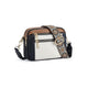 Alethea | Women's Multi-Zip Crossbody Bag with Patterned Strap