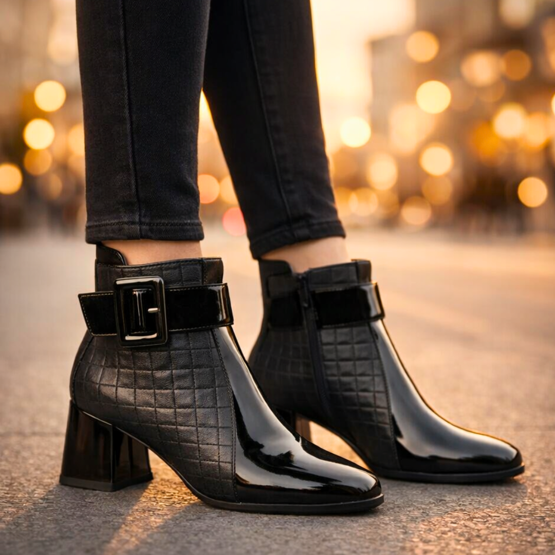 Elodia | Women's Quilted Ankle Boots