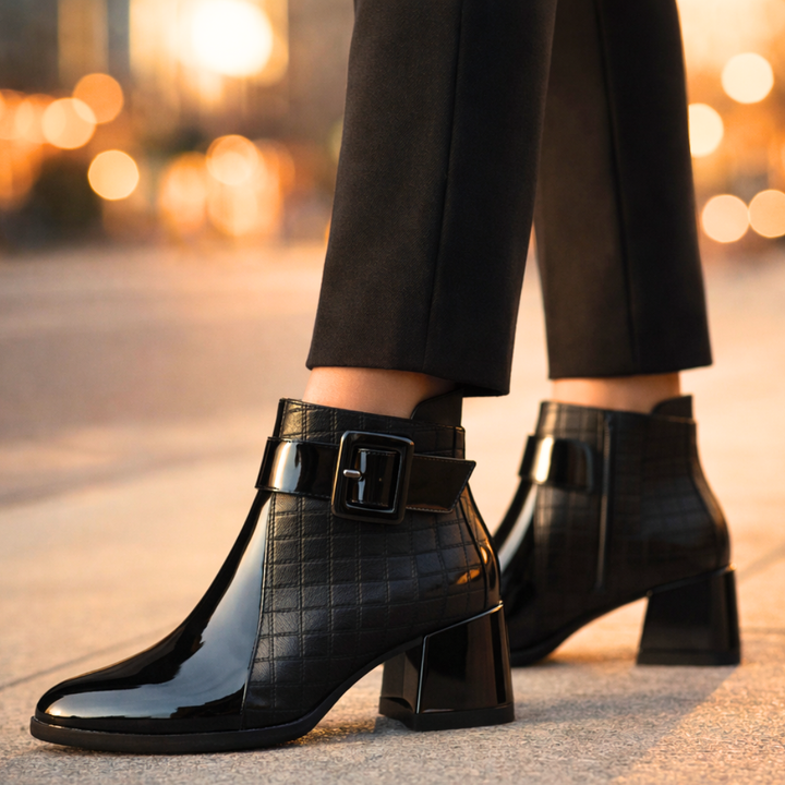 Elodia | Women's Quilted Ankle Boots