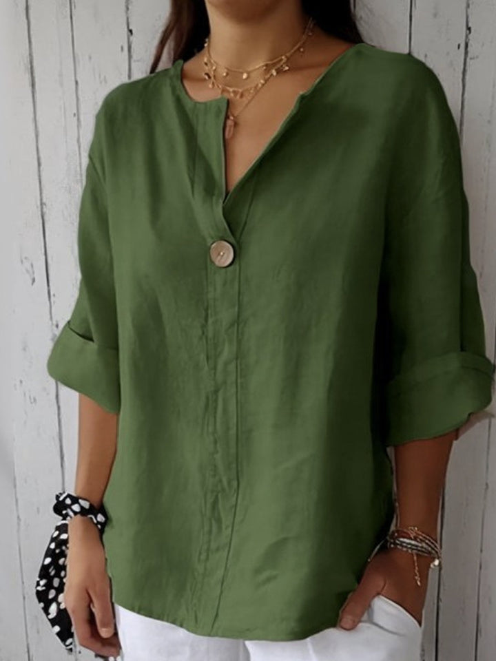 Zamma | Women's Relaxed V-Neck Top