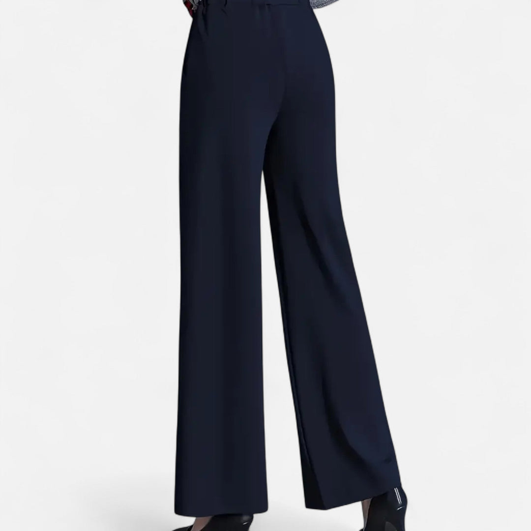 Doriane | Women's High-Waist Wide-Leg Trousers