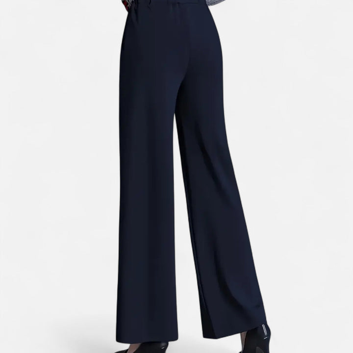 Doriane | Women's High-Waist Wide-Leg Trousers