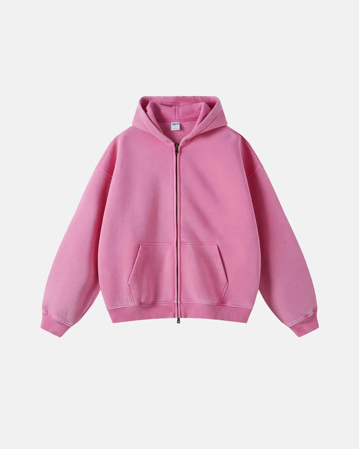 Barnabas | Men's Washed Zip-Up Hoodie