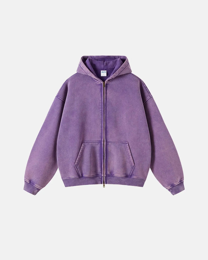 Barnabas | Men's Washed Zip-Up Hoodie