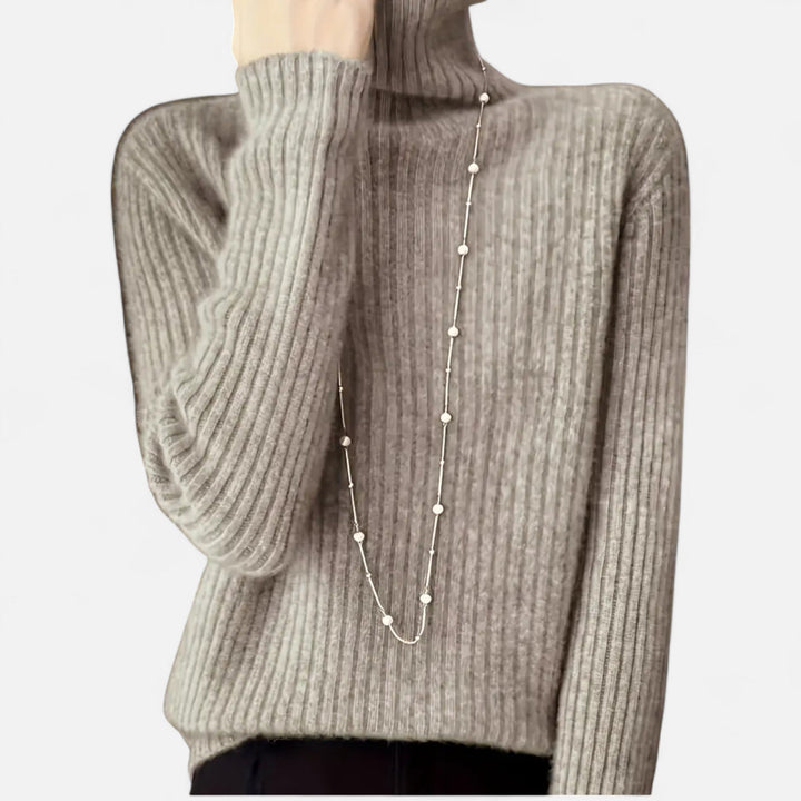 Hedwige | Women's Thick Ribbed Turtleneck Sweater
