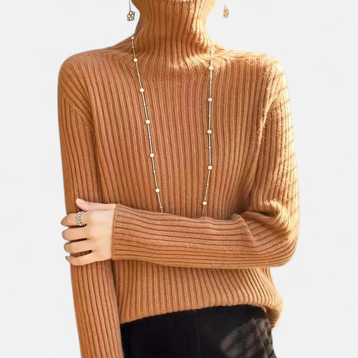 Hedwige | Women's Thick Ribbed Turtleneck Sweater