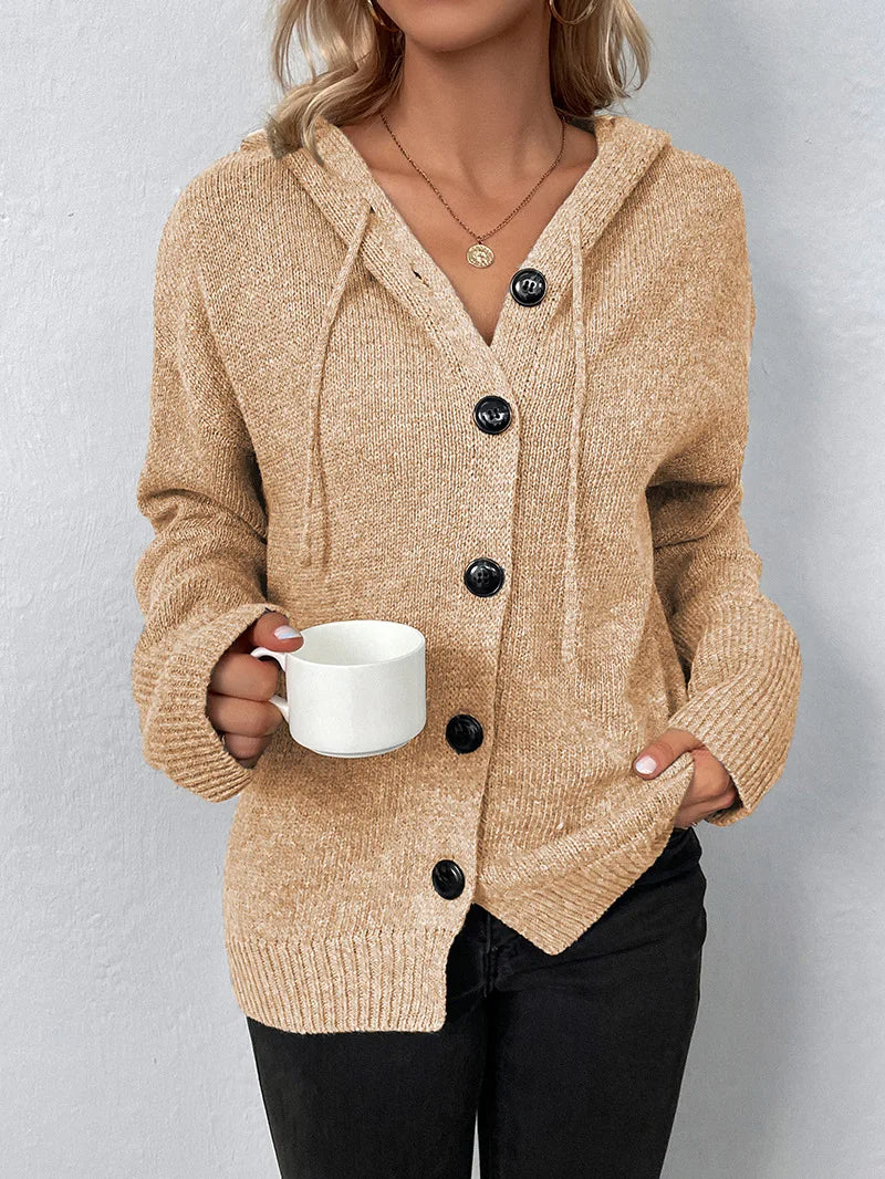 Emberlyn | Women's Hooded Button-Front Cardigan for Cold Weather, image 10