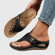 Women's Orthopedic Comfort Wedge Slip-On Sandals for Sunny Days — view 3