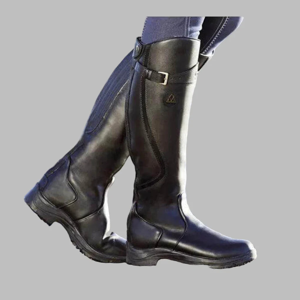 Greta | Women's Orthopedic-Style Leather Knee-High Boots image 2