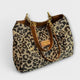Marguerite-Rose | Women's Leopard Canvas Tote Bag
