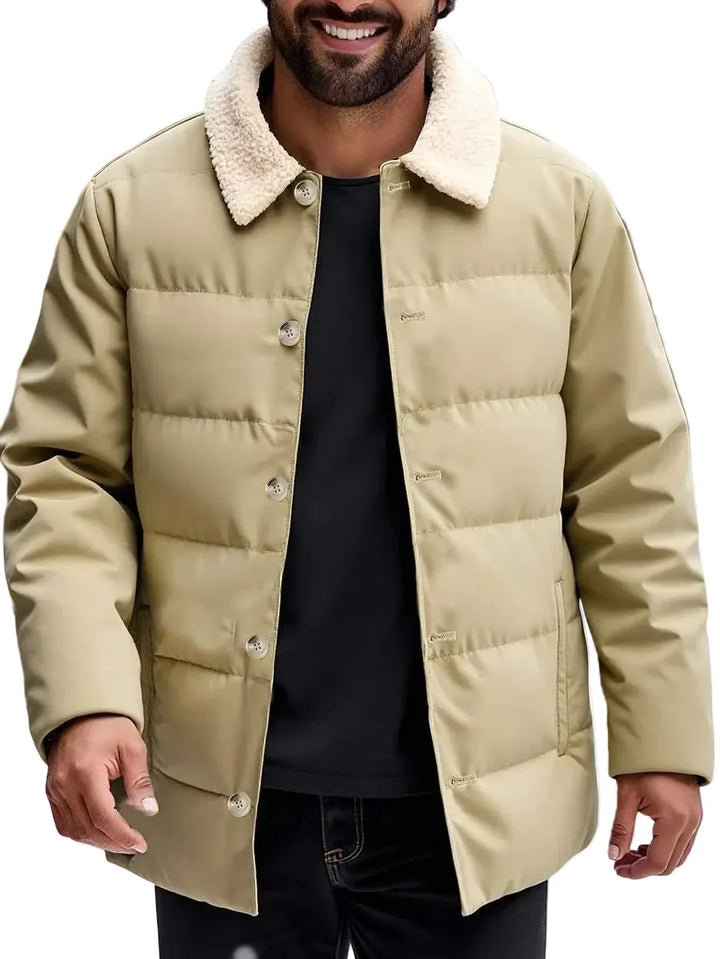 Leonora | Women's Oversized Puffer Jacket with a Shearling Collar