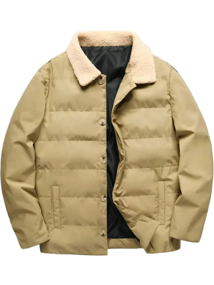 Leonora | Women's Oversized Puffer Jacket with a Shearling Collar