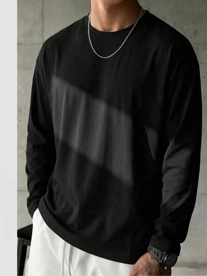 Petronella | Women's Crew Neck Long-Sleeve Top for Everyday Wear