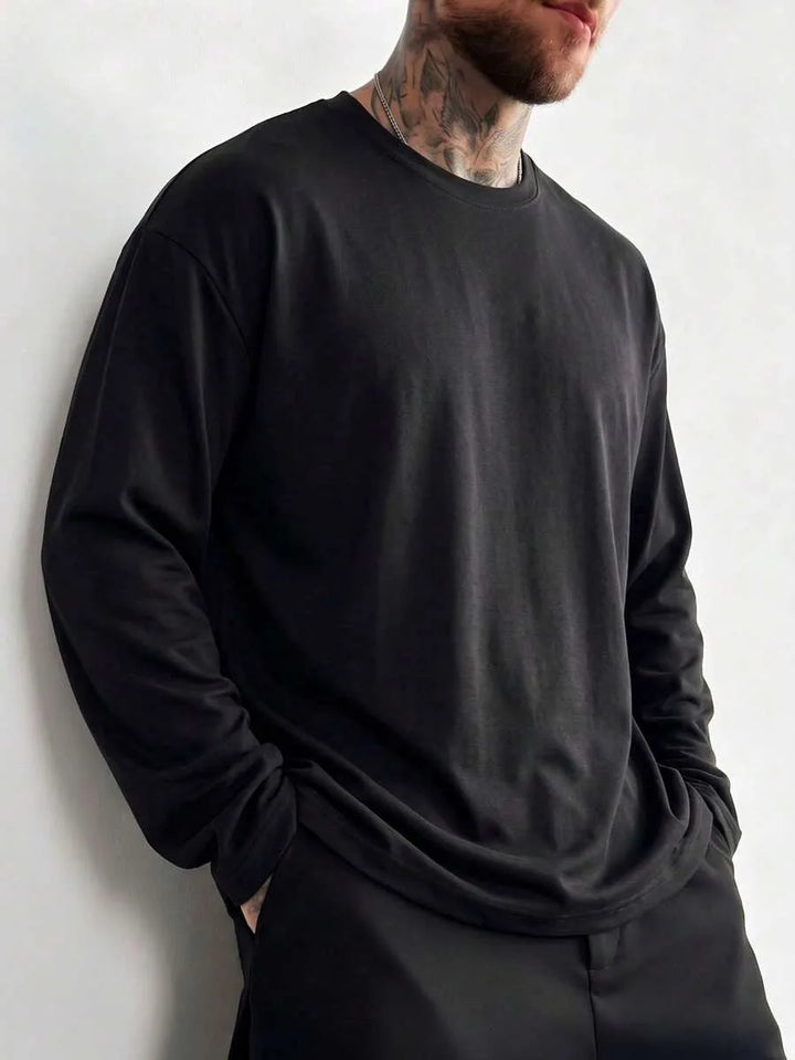Petronella | Women's Crew Neck Long-Sleeve Top for Everyday Wear