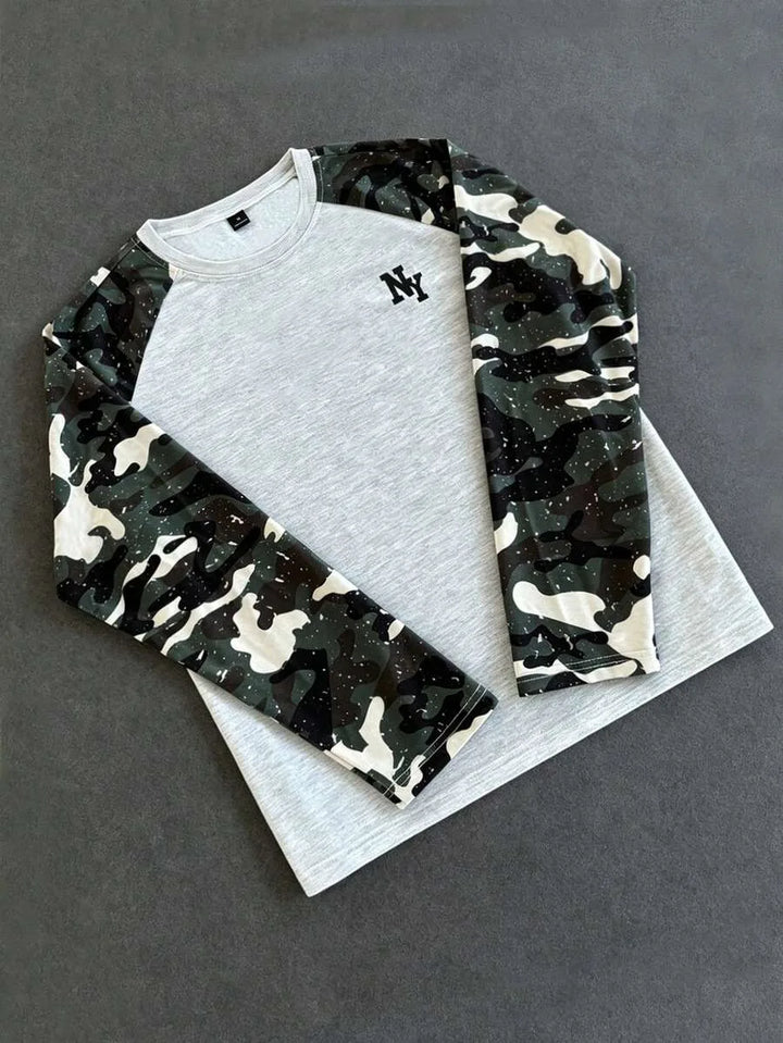 Morwen | Women's Script Print Long-Sleeve Top for Everyday Wear