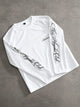 Morwen | Women's Script Print Long-Sleeve Top for Everyday Wear