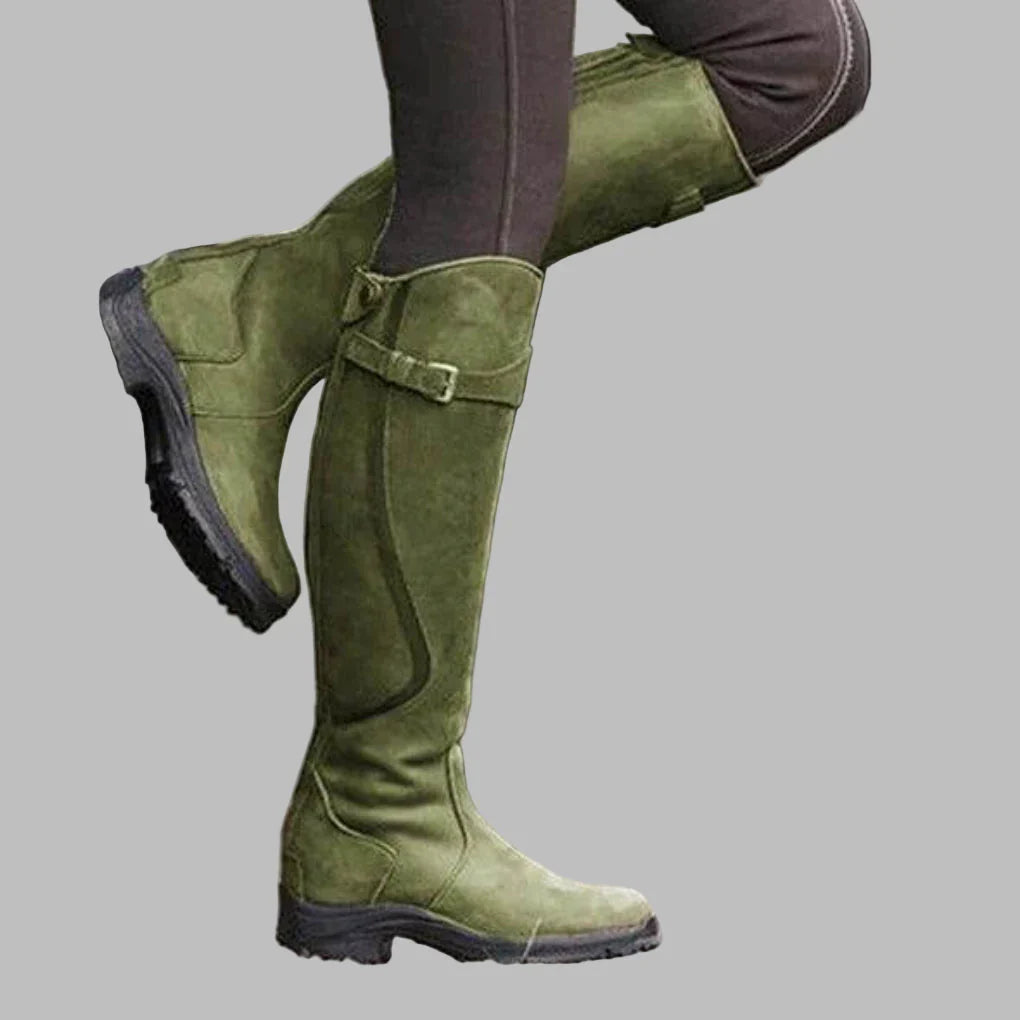 Greta | Women's Orthopedic-Style Leather Knee-High Boots image 4