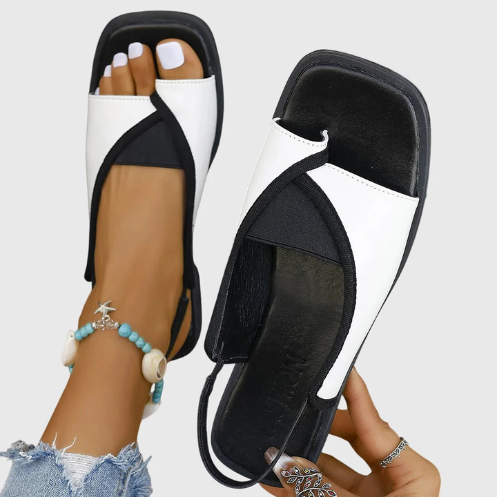 Women's Orthopedic Comfort Slip-On Flat Sandals for Summer — view 1