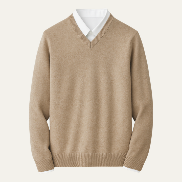 Carlos | Men's V-Neck Sweater