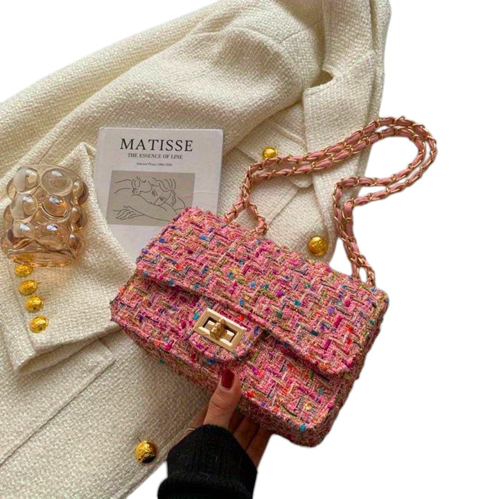 Philippina | Women's Tweed Chain Shoulder Bag