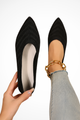 Tatiana Pointed-Toe Knit Flats - image 1