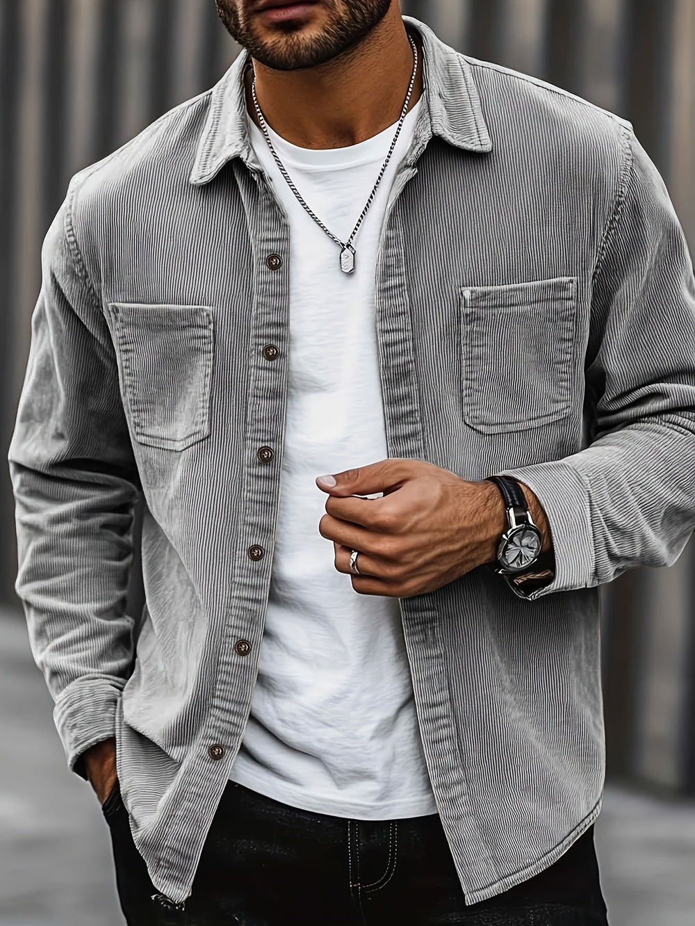 Barrett | Men's Corduroy Overshirt Jacket