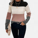 Charlene | Women's Striped Knit Crew Neck Sweater