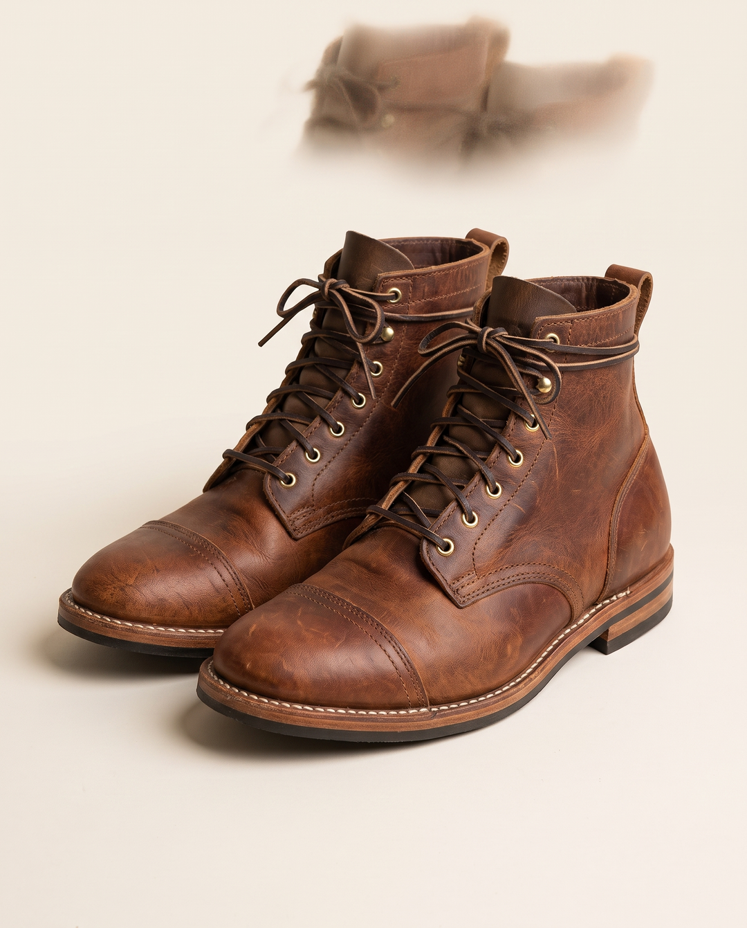 Barnaby | Men's Lace-Up Boots for Standing All Day - studio product shot