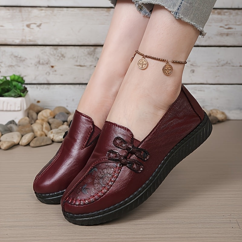 Liselotte Orthopedic-Style Cushioned Loafers with Knot Detail - image 4