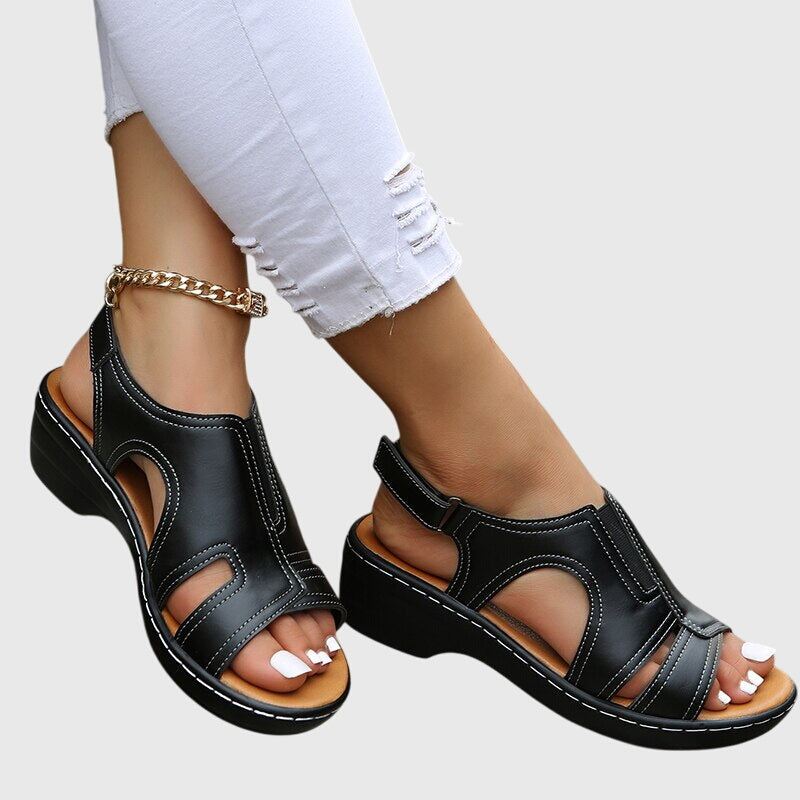 Women's Orthopedic Arch-Support Flat Sandals for Walking — view 6