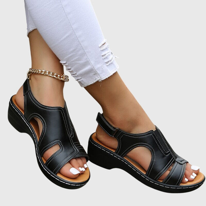 Women's Orthopedic Arch-Support Flat Sandals for Walking — view 6