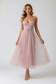 Tüllkleid für Damen mit Herzausschnitt – Festliches Abend- & Partykleid