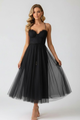 Tüllkleid für Damen mit Herzausschnitt – Festliches Abend- & Partykleid