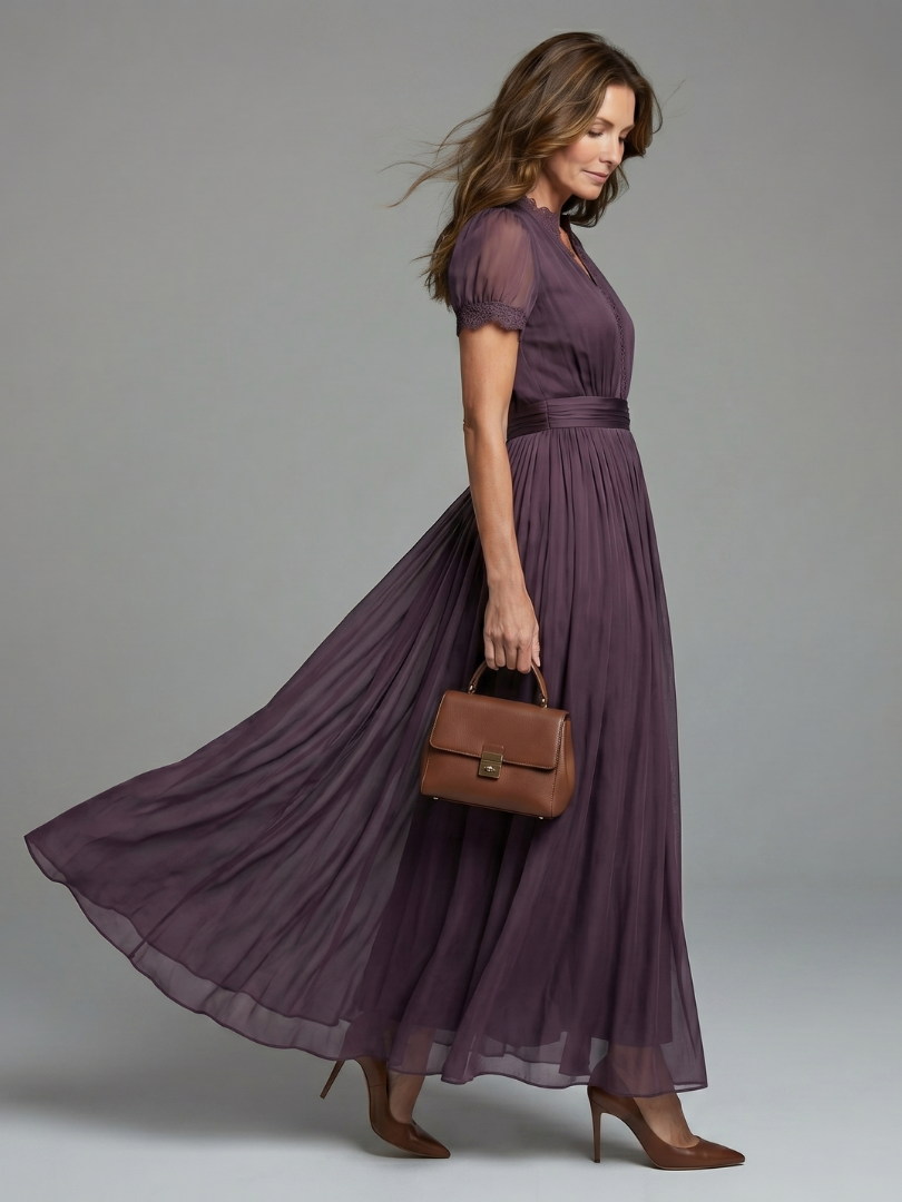 Bronwyn | Women's Long-Sleeve Maxi Dress for Everyday Wear, image 2