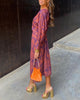 Women's A-Line V-Neck Maxi Dress for Wedding Guests — view 4