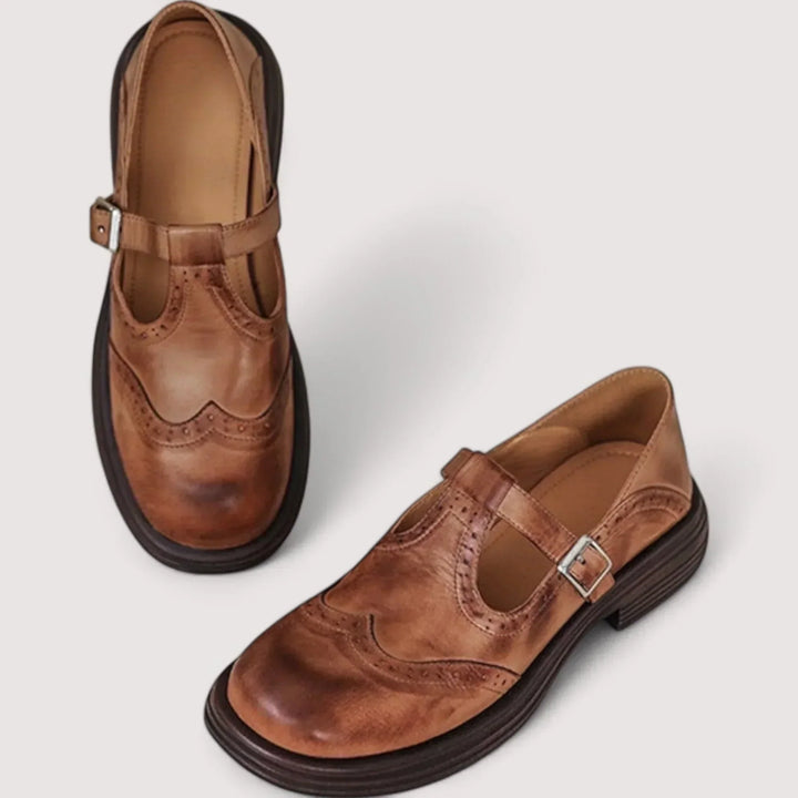 Alina | Women's Orthopedic-Style Mary Jane Block Heels image 3