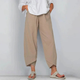 Jessamine | Women's Cropped Trousers for Cold Weather in Khaki