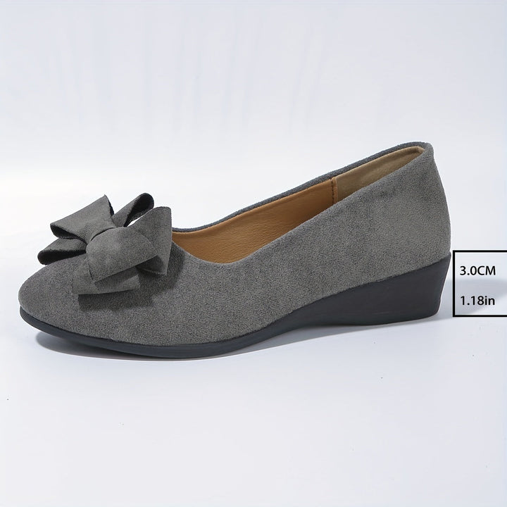 Women's Orthopedic Comfort Flat Bow-Detail Walking Shoes for Travel — view 14
