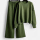Felicienne | Women's Knit Sweater & Wide-Leg Trouser Set