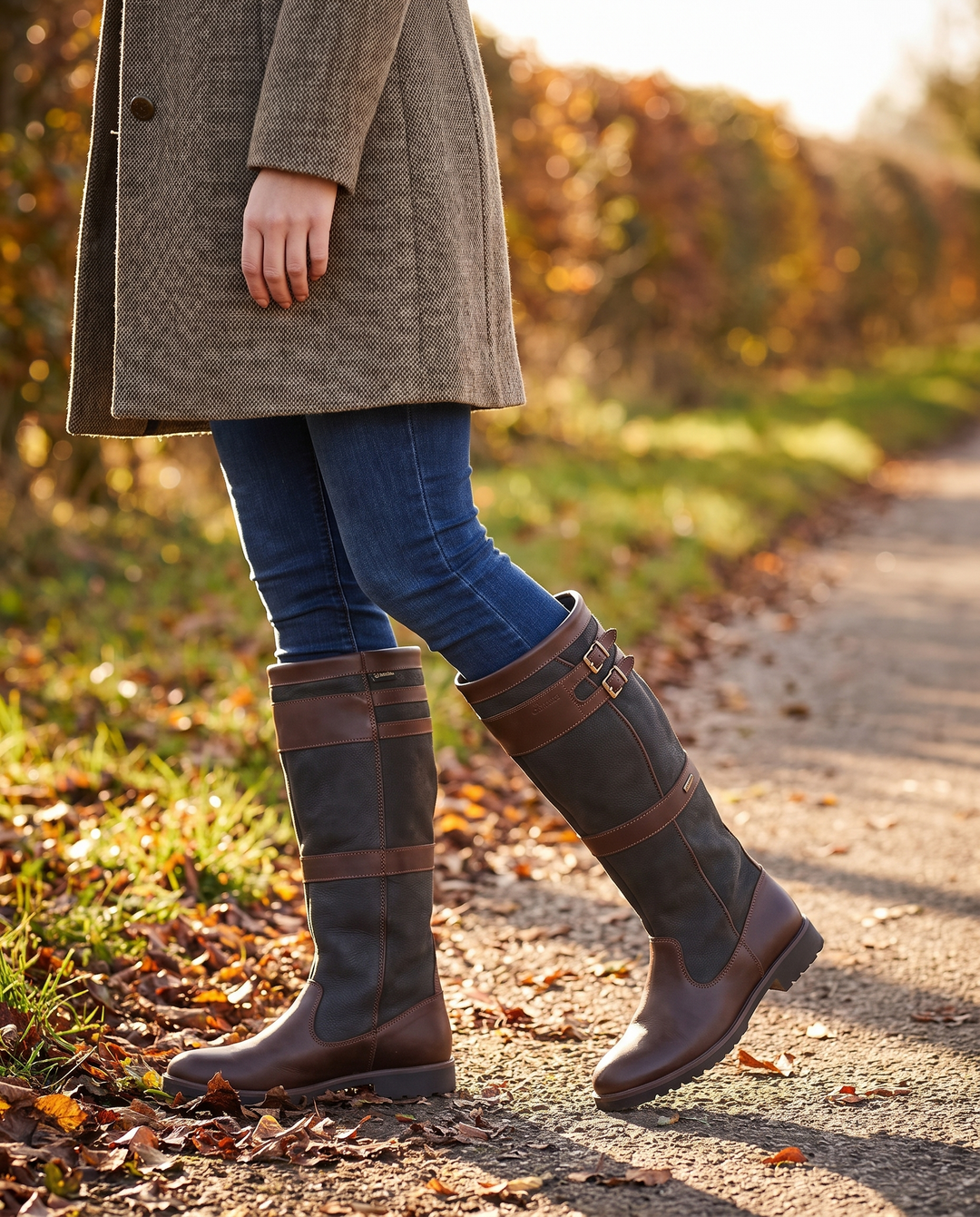 Theodora | Women's Cushioned Buckle Boots for All-Day Wear - worn on the street