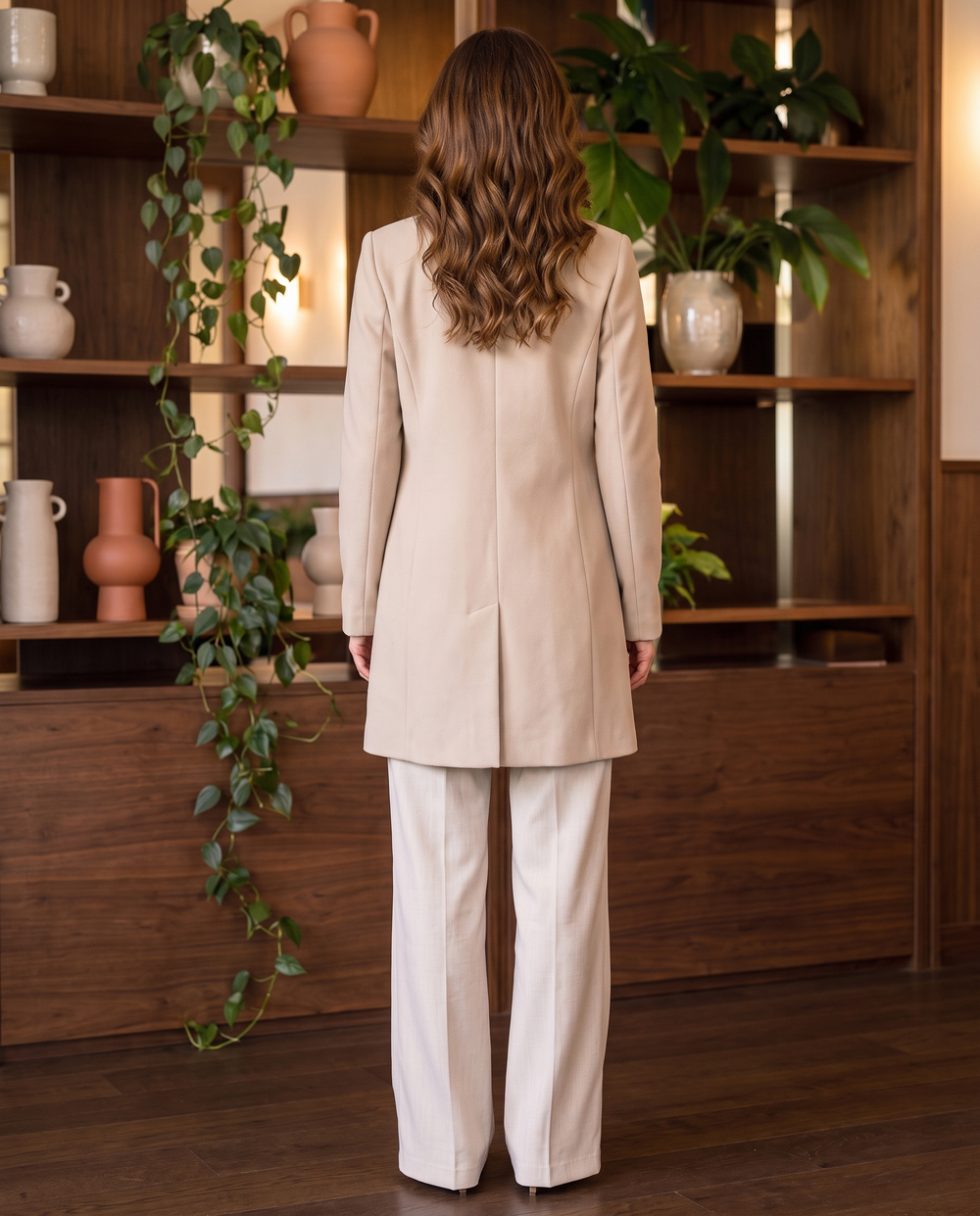 Ffion | Women's Button-Front Jacket for Layering