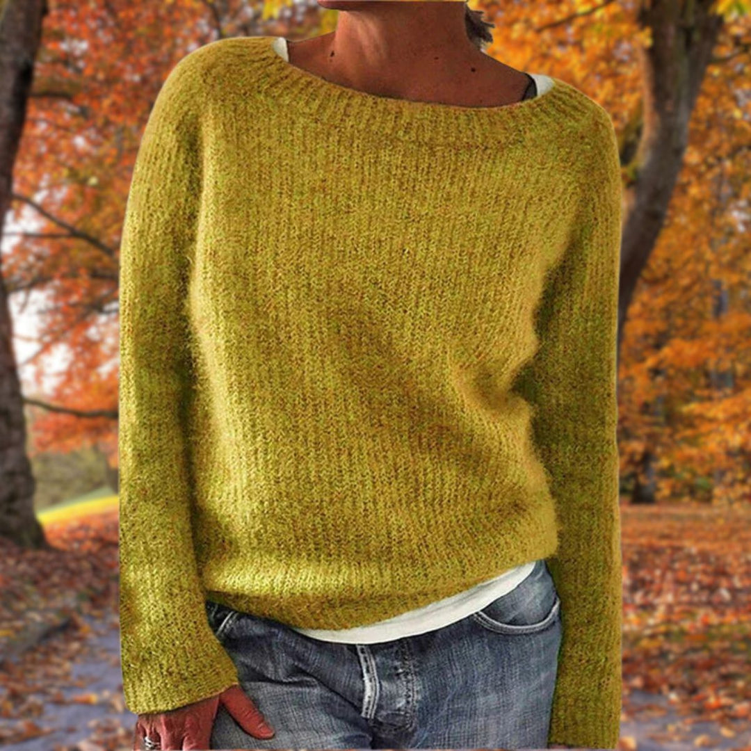 Caraway | Women's Jumper for Cold Weather in Yellow