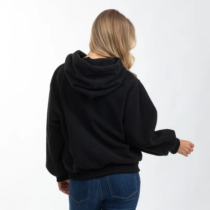 Marisabel | Women's Fleece Pet Sling Hoodie with Front Pocket