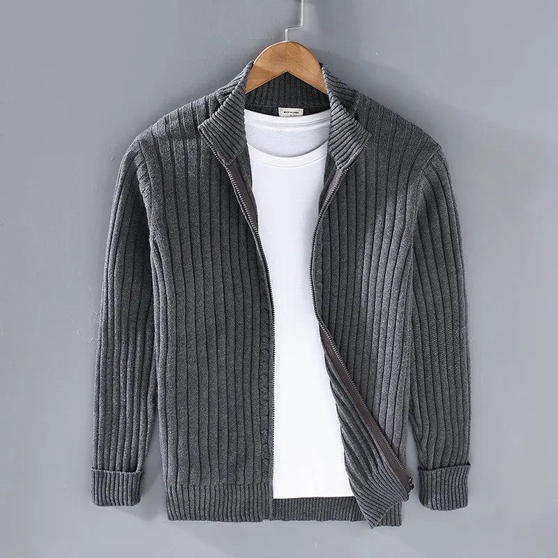 Wilhelmine | Women's Ribbed Jumper for Everyday Wear in Grey